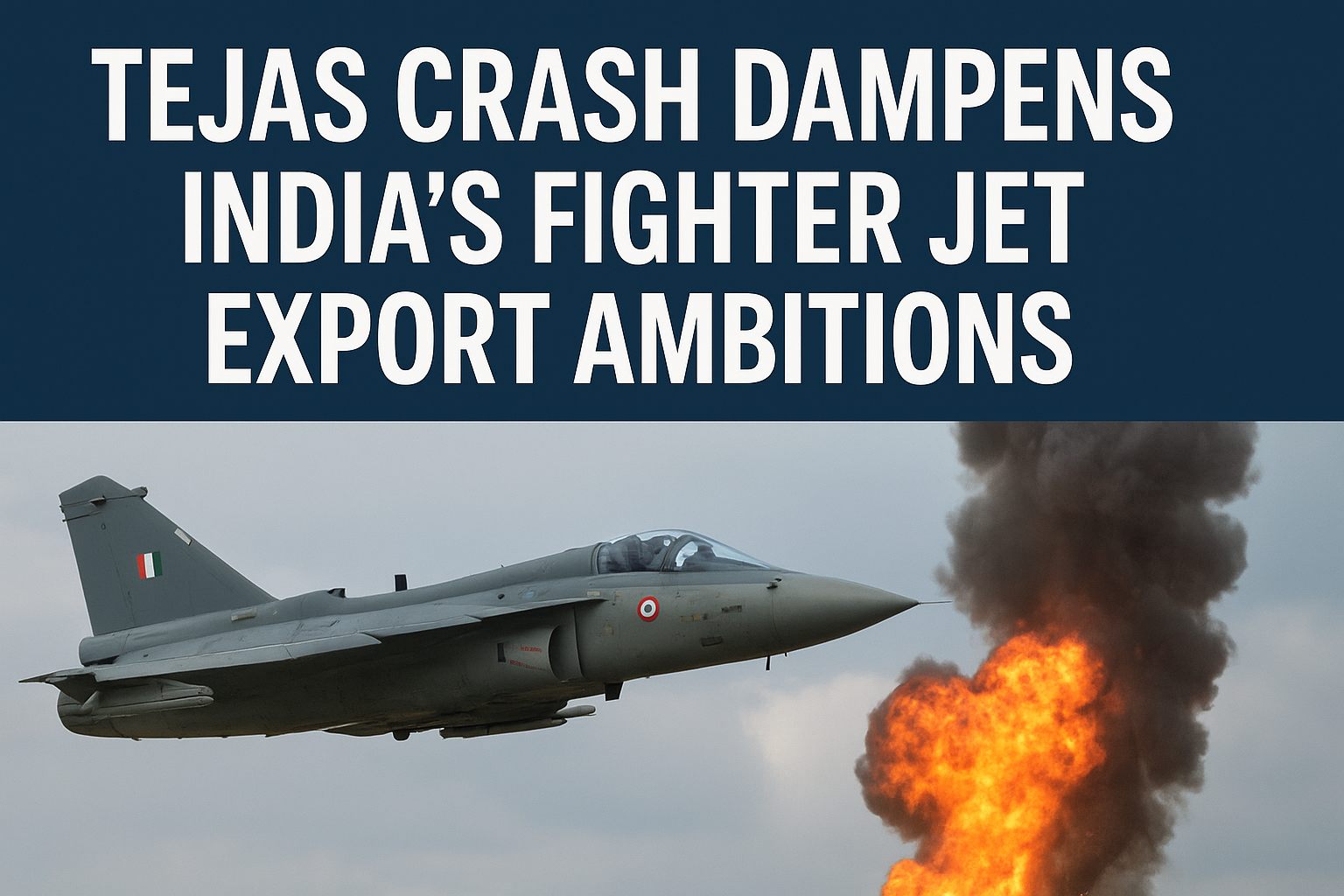 Tejas Crash Dampens India's Fighter Jet Export Ambitions